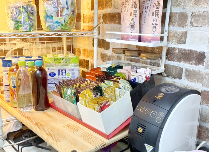 ホッと一息つける「なぎカフェテリア」